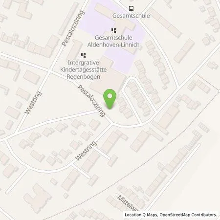 Standortübersicht der Tankstelle EWV Energie- und Wasser-Versorgung GmbH in 52457 Aldenhoven