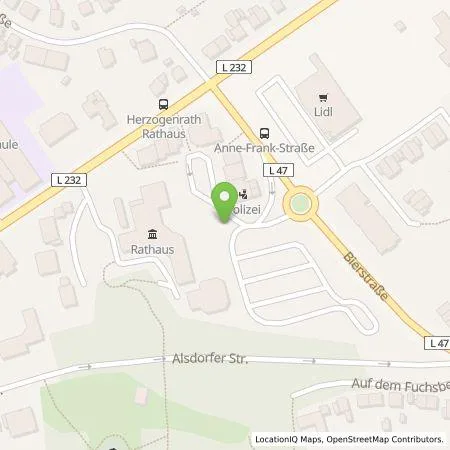 Standortübersicht der Tankstelle EWV Energie- und Wasser-Versorgung GmbH in 52134 Herzogenrath