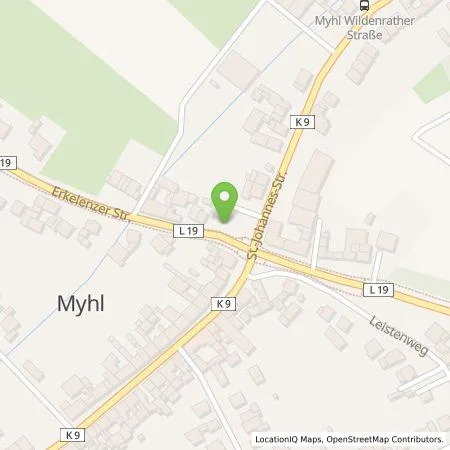 Standortübersicht der Tankstelle NEW Niederrhein Energie und Wasser GmbH in 41849 Wassenberg