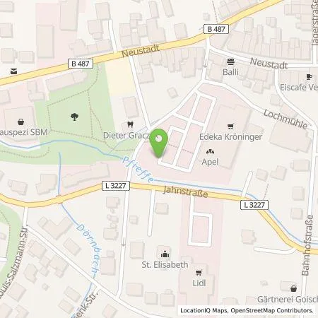 Standortübersicht der Tankstelle TEAG Mobil GmbH in 34286 Spangenberg