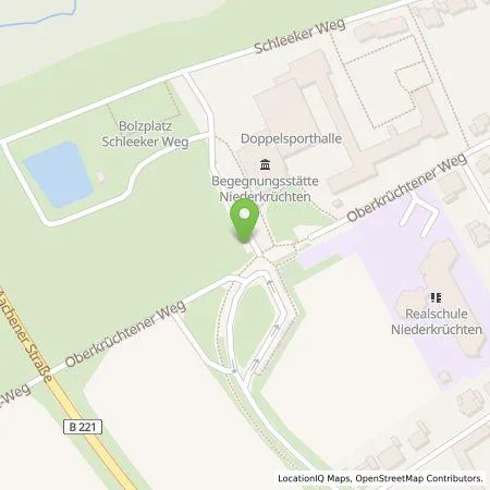 Standortübersicht der Tankstelle NEW Niederrhein Energie und Wasser GmbH in 41372 Niederkrüchten