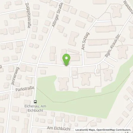 Standortübersicht der Tankstelle Charge Green OnSite GmbH in 82223 Eichenau