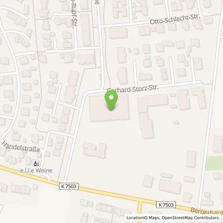 Standortübersicht der Tankstelle e.wa riss GmbH & Co. KG in 88400 Biberach an der Riß