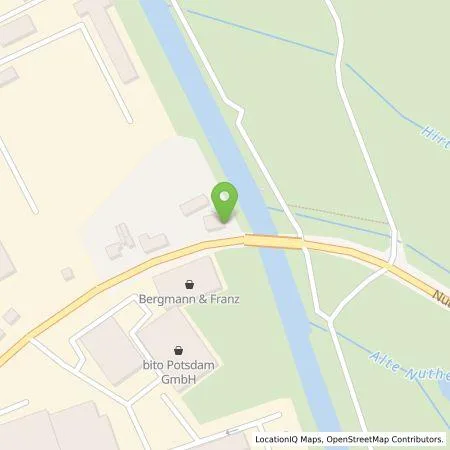 Standortübersicht der Tankstelle Hesse Garagenbau in 14480 Potsdam