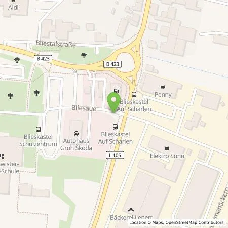 Standortübersicht der Tankstelle Sonn Energie GmbH in 66440 Blieskastel