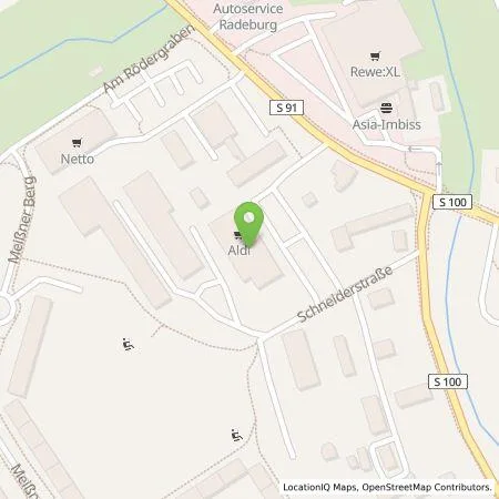 Standortübersicht der Tankstelle ALDI Nord Deutschland Stiftung & Co. KG in 01471 Radeburg