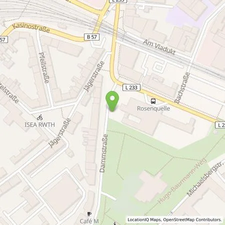 Standortübersicht der Tankstelle STAWAG - Stadt- und Städteregionswerke Aachen AG in 52066 Aachen