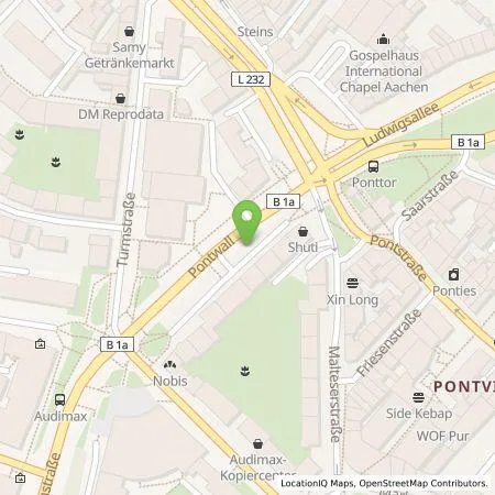 Standortübersicht der Tankstelle STAWAG - Stadt- und Städteregionswerke Aachen AG in 52062 Aachen