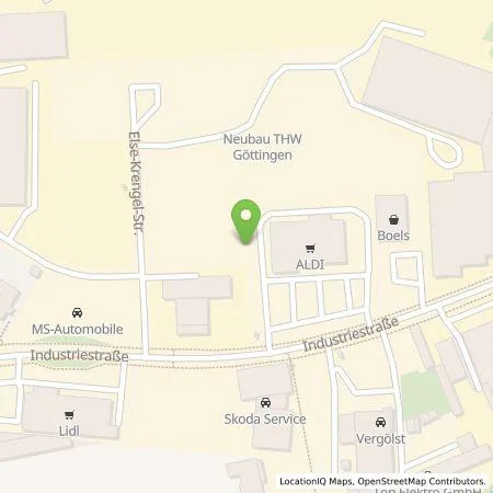 Standortübersicht der Tankstelle ALDI Nord Deutschland Stiftung & Co. KG in 37079 Göttingen