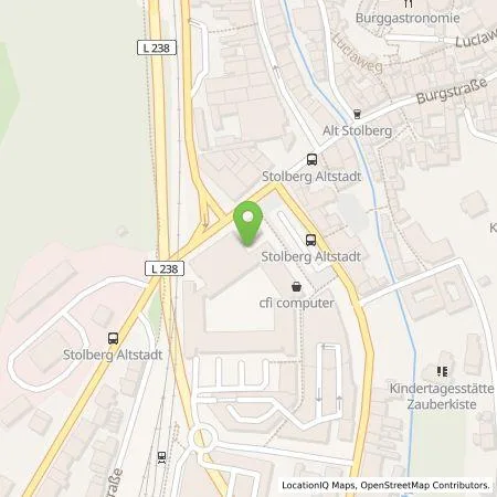 Standortübersicht der Tankstelle EWV Energie- und Wasser-Versorgung GmbH in 52222 Stolberg