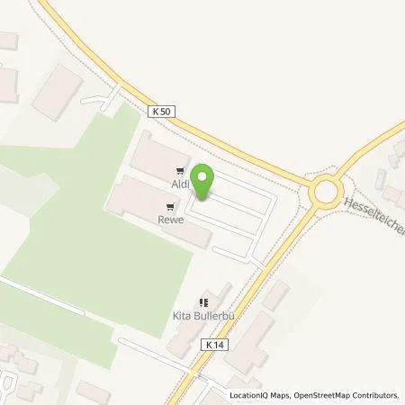 Standortübersicht der Tankstelle ALDI Nord Deutschland Stiftung & Co. KG in 33428 Harsewinkel