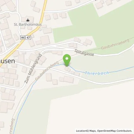 Standortübersicht der Tankstelle Windooro GmbH in 97253 Gaukönigshofen