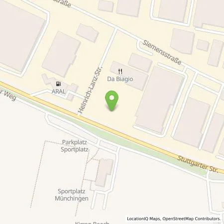 Standortübersicht der Tankstelle DQuadrat Living GmbH in 70825 Korntal-Münchingen