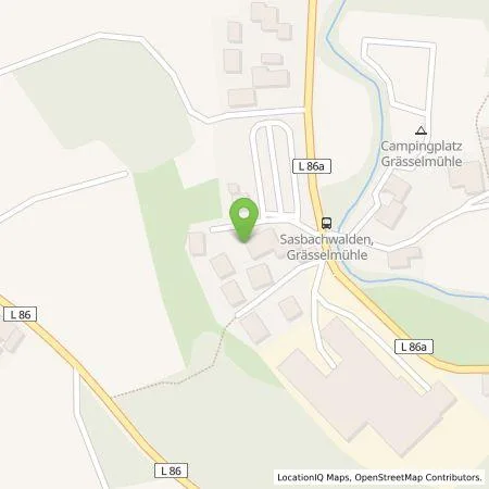 Standortübersicht der Tankstelle Gasthaus zur Grässelmühle in 77880 Sasbch