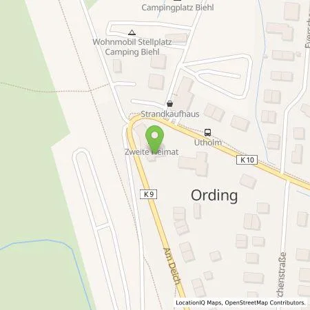 Standortübersicht der Tankstelle Hotel Zweite Heimat GmbH in 25826 St. Peter-Ording