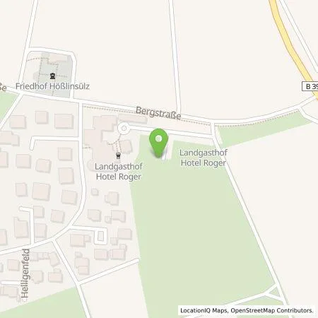 Standortübersicht der Tankstelle Flair Hotel Landgasthof Roger in 74245 Löwenstein