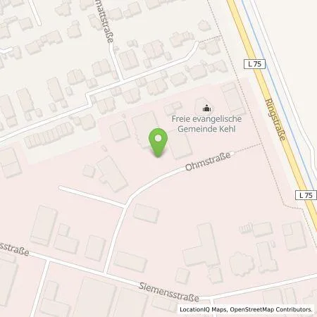 Standortübersicht der Tankstelle gym 80 Fitnesstreff in 77694 Kehl