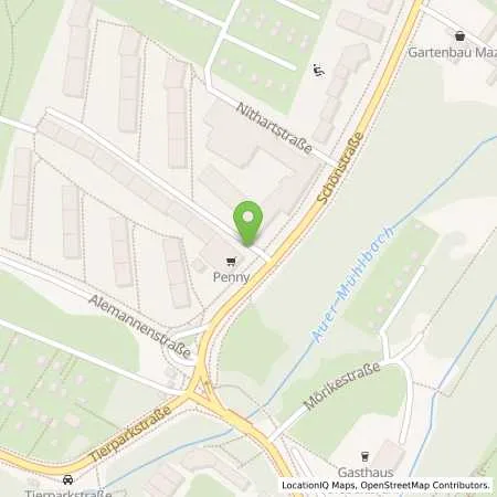 Standortübersicht der Tankstelle SWM Versorgungs GmbH in 81543 München