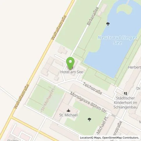 Standortübersicht der Tankstelle Hotel am See GmbH in 93073 Neutraubling