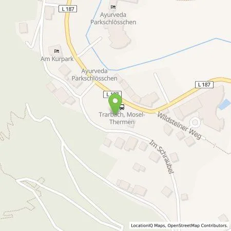 Standortübersicht der Tankstelle WEINHAUS-HOTEL GRÄFFS-MÜHLE in 56841 Traben-Trarbach