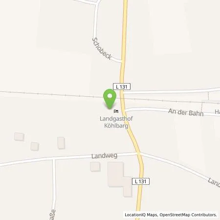 Standortübersicht der Tankstelle Landgasthof Köhlbarg in 25557 Hanerau-Hademarschen