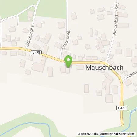 Standortübersicht der Tankstelle Lösch GmbH in 66500 Hornbach