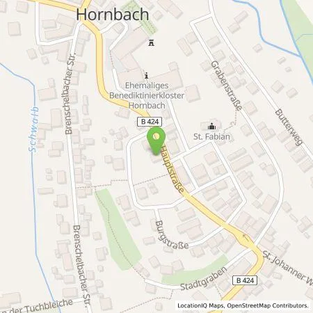 Standortübersicht der Tankstelle Lösch GmbH in 66500 Hornbach