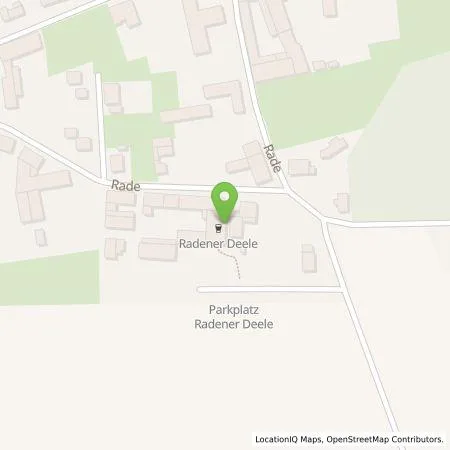 Standortübersicht der Tankstelle Radener Deele in 29378 Wittingen