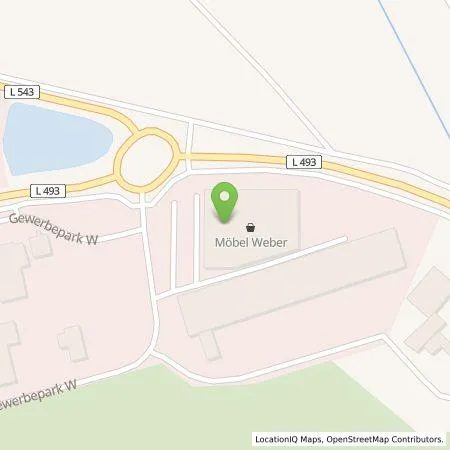 Standortübersicht der Tankstelle Einrichtungshaus Weber GmbH & Co. KG in 76863 Herxheim