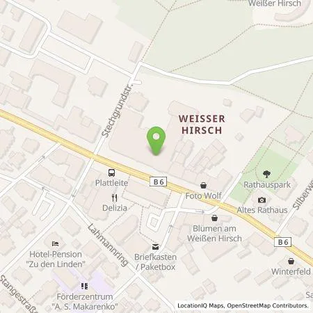 Standortübersicht der Tankstelle Weißer Hirsch Parkhotel Betriebs GmbH in 01324 Dresden