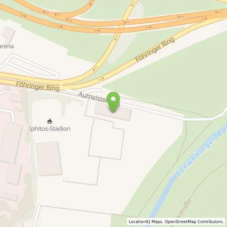 Standortübersicht der Tankstelle MTTC Iphitos e.V. in 80805 München