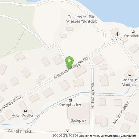 Standortübersicht der Tankstelle Hotel Alpenhof Bad Wiessee GmbH in 83707 Wiessee