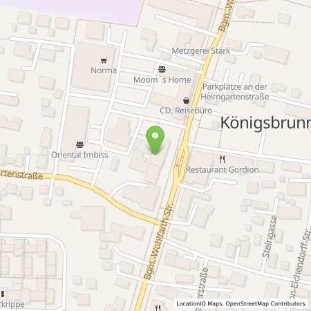 Standortübersicht der Tankstelle HOTEL ZELLER GMBH & CO. KG in 86343 Königsbrunn (bei Augsb)