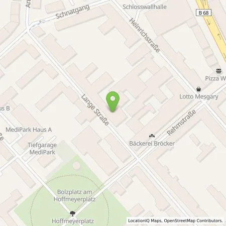 Standortübersicht der Tankstelle Uwe Piepmeier in 49080 Osnabrück