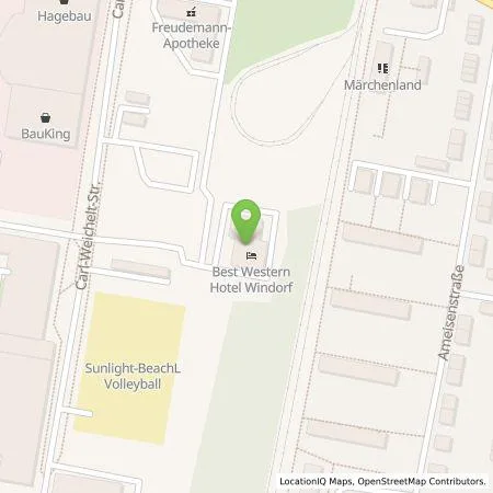 Standortübersicht der Tankstelle BWH Hotel Group Central Europe GmbH in 04249 Leipzig