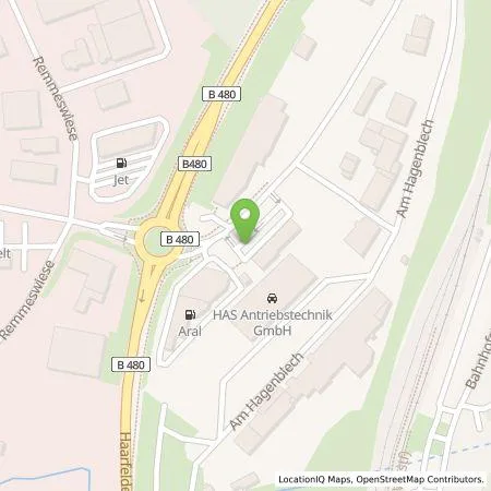 Standortübersicht der Tankstelle EWE Go GmbH in 59955 Winterberg