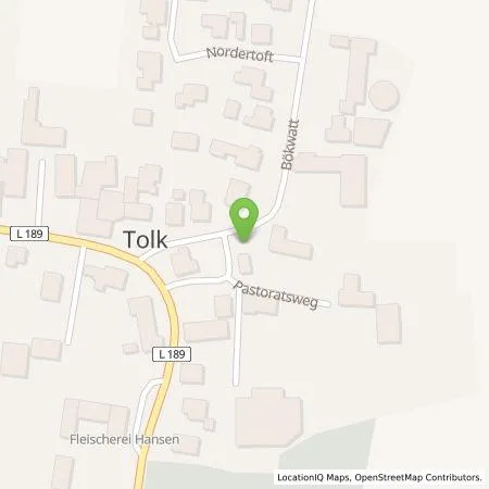 Standortübersicht der Tankstelle Flow Carsharing GmbH in 24894 Tolk