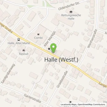 Standortübersicht der Tankstelle hallewestfalen.net GmbH in 33790 Halle (Westf.)