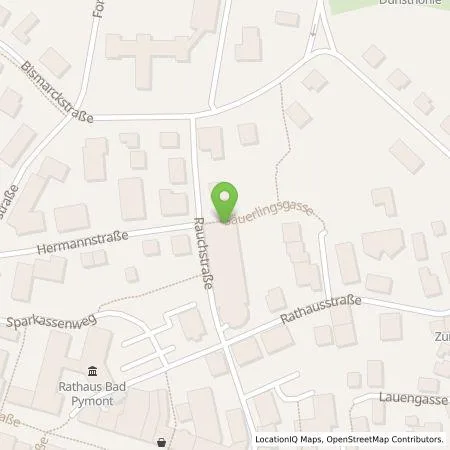 Standortübersicht der Tankstelle Stadtwerke Bad Pyrmont Parkhaus GmbH in 31812 Bad Pyrmont