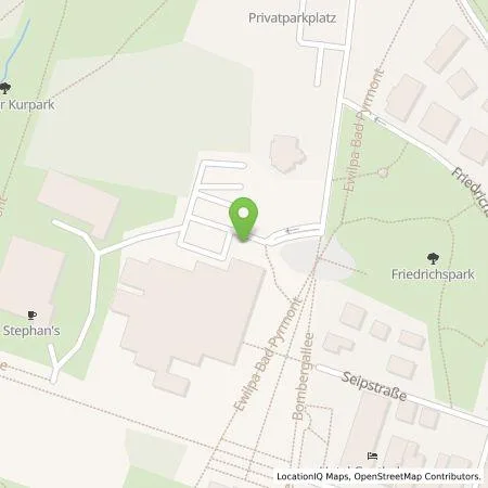 Standortübersicht der Tankstelle Stadtwerke Bad Pyrmont Parkhaus GmbH in 31812 Bad Pyrmont