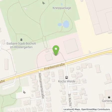 Standortübersicht der Tankstelle Bischöfliche Stiftung Haus Hall in 46395 Bocholt