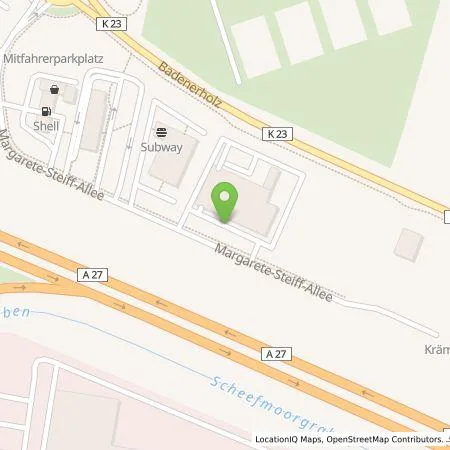 Standortübersicht der Tankstelle Tesla Germany GmbH in 28832 Achim