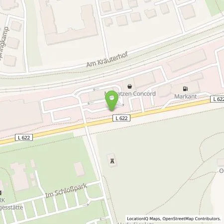 Standortübersicht der Tankstelle EWE Go GmbH in 45699 Herten