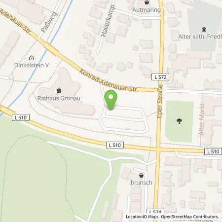 Standortübersicht der Tankstelle Stadtwerke Gronau GmbH in 48599 Gronau (Westf.)