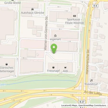 Standortübersicht der Tankstelle ALDI Nord Deutschland Stiftung & Co. KG in 37077 Göttingen