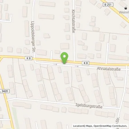 Standortübersicht der Tankstelle Städtische Werke AG in 34128 Kassel