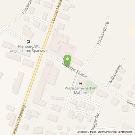 Standortübersicht der Tankstelle Nienburg Energie GmbH in 31582 Nienburg (Weser)