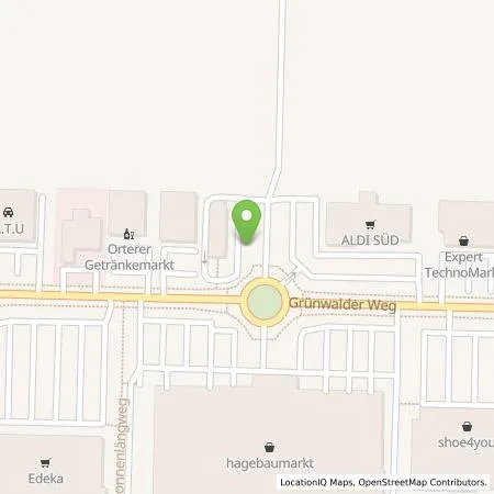 Standortübersicht der Tankstelle EWE Go GmbH in 82008 Unterhaching