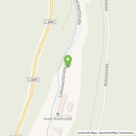 Standortübersicht der Tankstelle Hotel Waldmühle GmbH in 98544 Zella-Mehlis