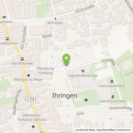 Standortübersicht der Tankstelle Stadtwerke MüllheimStaufen GmbH in 79241 Ihringen